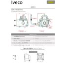 PTO IVECO oldalsó rögzítés, jobb, 1:1,13, 2870.9