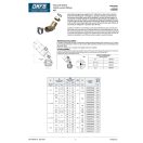 OMFB SZÍVÓCSONK 6/4" DN60 45°
