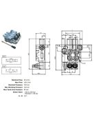 Hidraulikus szelep FM85/1 3/4"