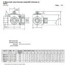 HIDRAULIKUS ÚTVÁLTÓ CSAP 3/2 1/4" 