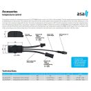 ASA HŰTŐ TERMOSZTÁT ELEKTRONIKA 24V DC